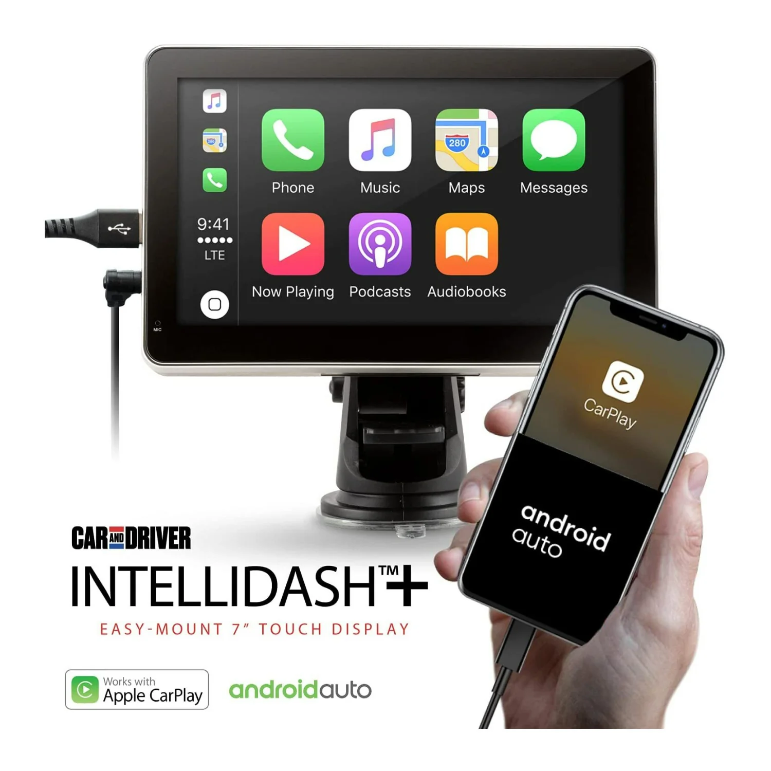 Car and Driver Intellidash 7-Inch IPS Touchscreen Bluetooth Simple to Install Multimedia Player - Image 7