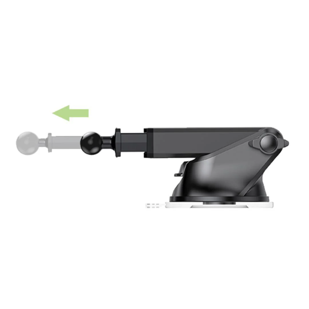 Knox Gear GPS Suction Cup Mount with Lightweight Design, Adjustable Height, and Pivoting Arm (Black) - Image 4