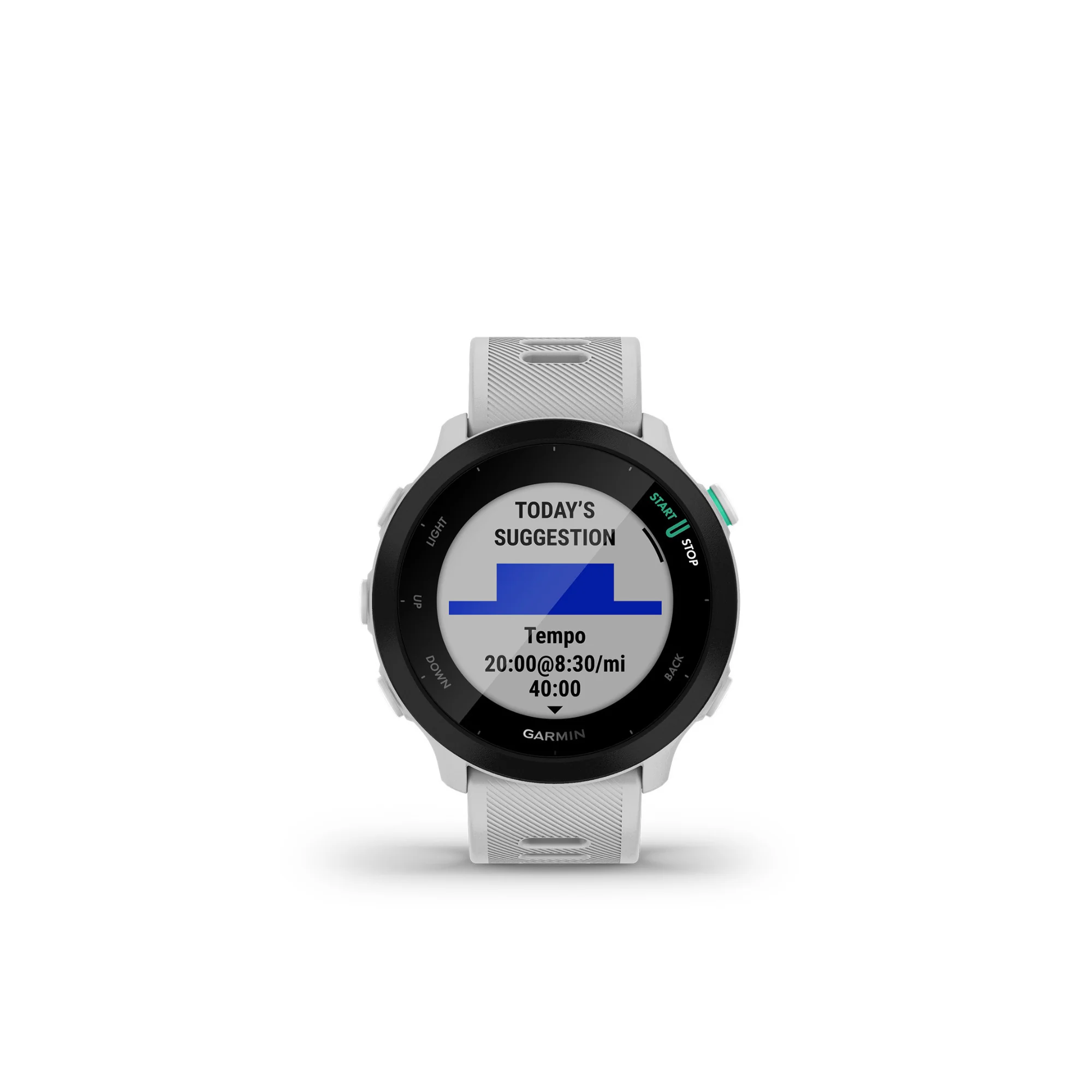 Garmin Forerunner 55 GPS Running Smartwatch (White) - Image 3