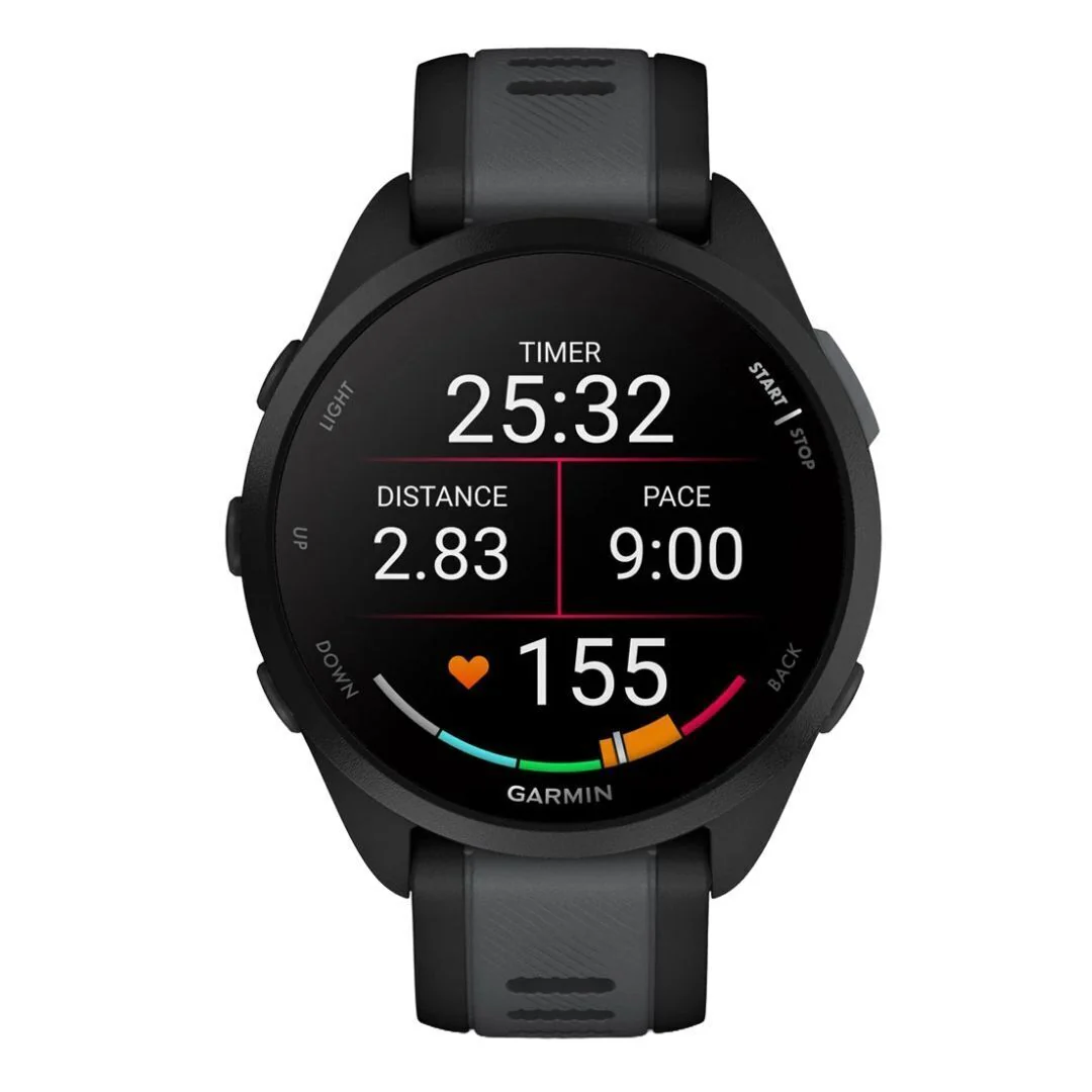Garmin Forerunner 165 Music GPS Running Smartwatch (Black - Slate Gray) - Image 3