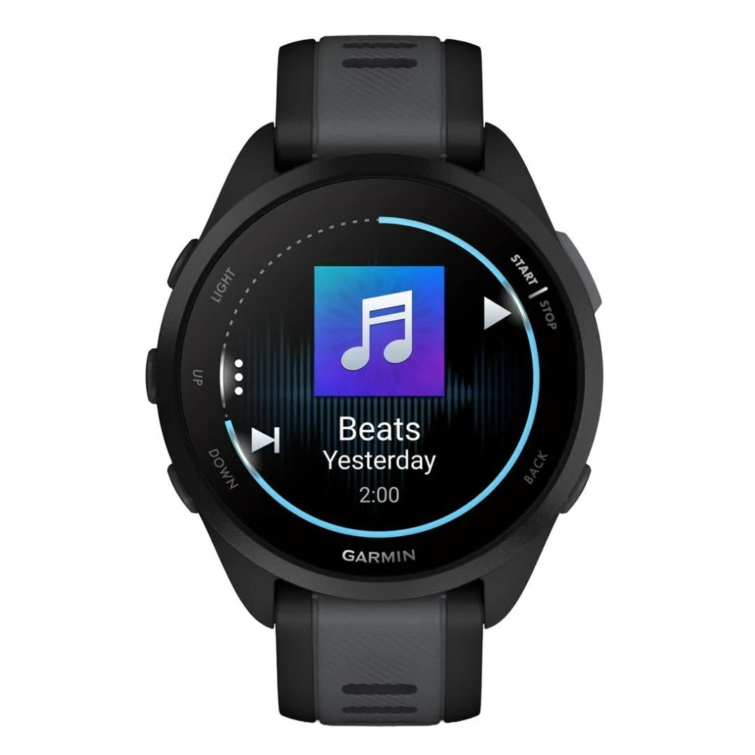 Garmin Forerunner 165 Music GPS Running Smartwatch (Black - Slate Gray) - Image 4