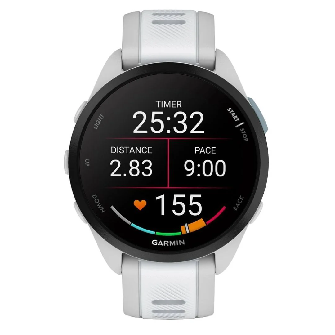 Garmin Forerunner 165 Music GPS Running Smartwatch (Mist Gray - Whitestone) - Image 3