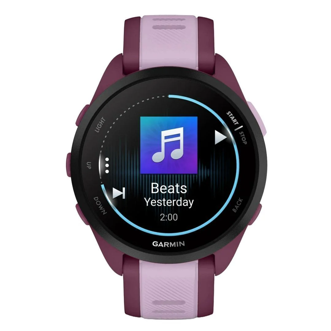 Garmin Forerunner 165 Music GPS Running Smartwatch (Berry-Lilac) - Image 3