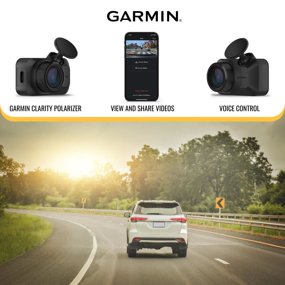 Garmin Dash Cam Mini 3 Ultra-Compact 1080p Camera with 140-Degree Field of View (Black) Bundle - Image 6