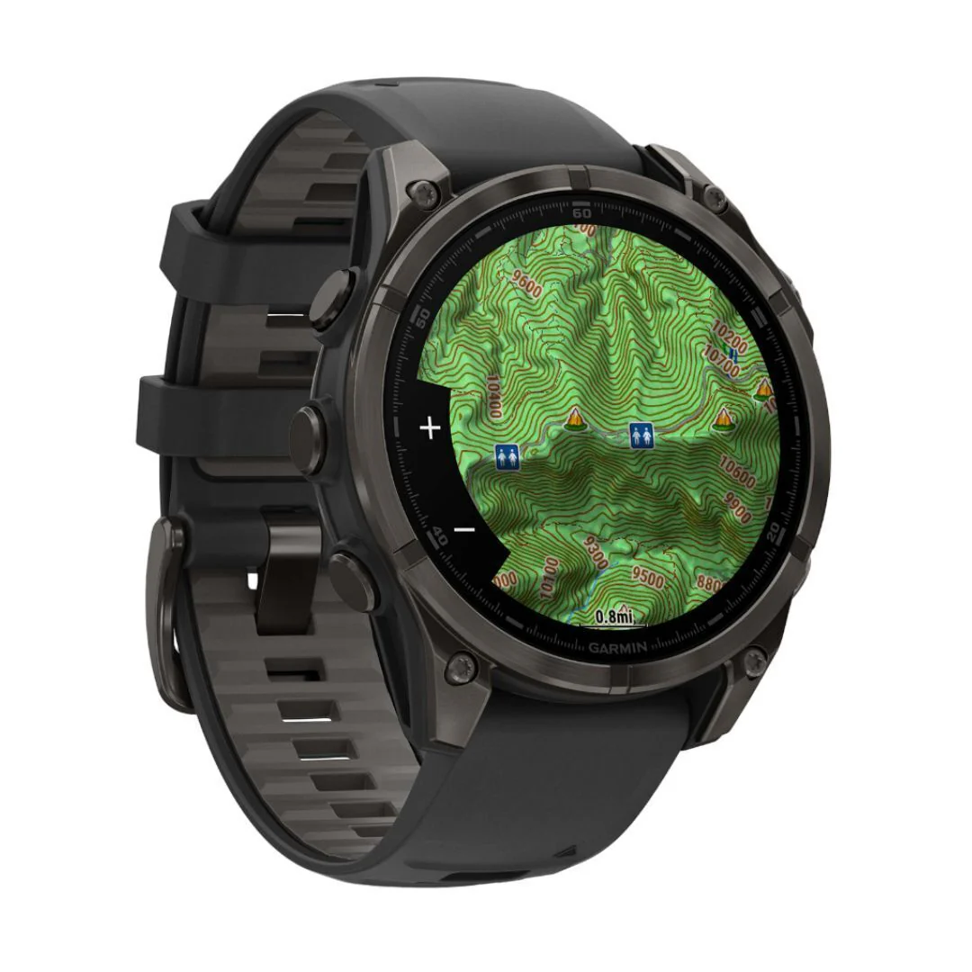 Garmin Fenix 8 Sapphire 47mm GPS Smartwatch with 1.4-Inch AMOLED Display (Black and Pebble Gray) - Image 4