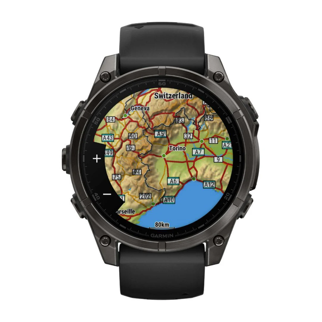 Garmin Fenix 8 Sapphire 47mm GPS Smartwatch with 1.4-Inch AMOLED Display (Black and Pebble Gray) - Image 5