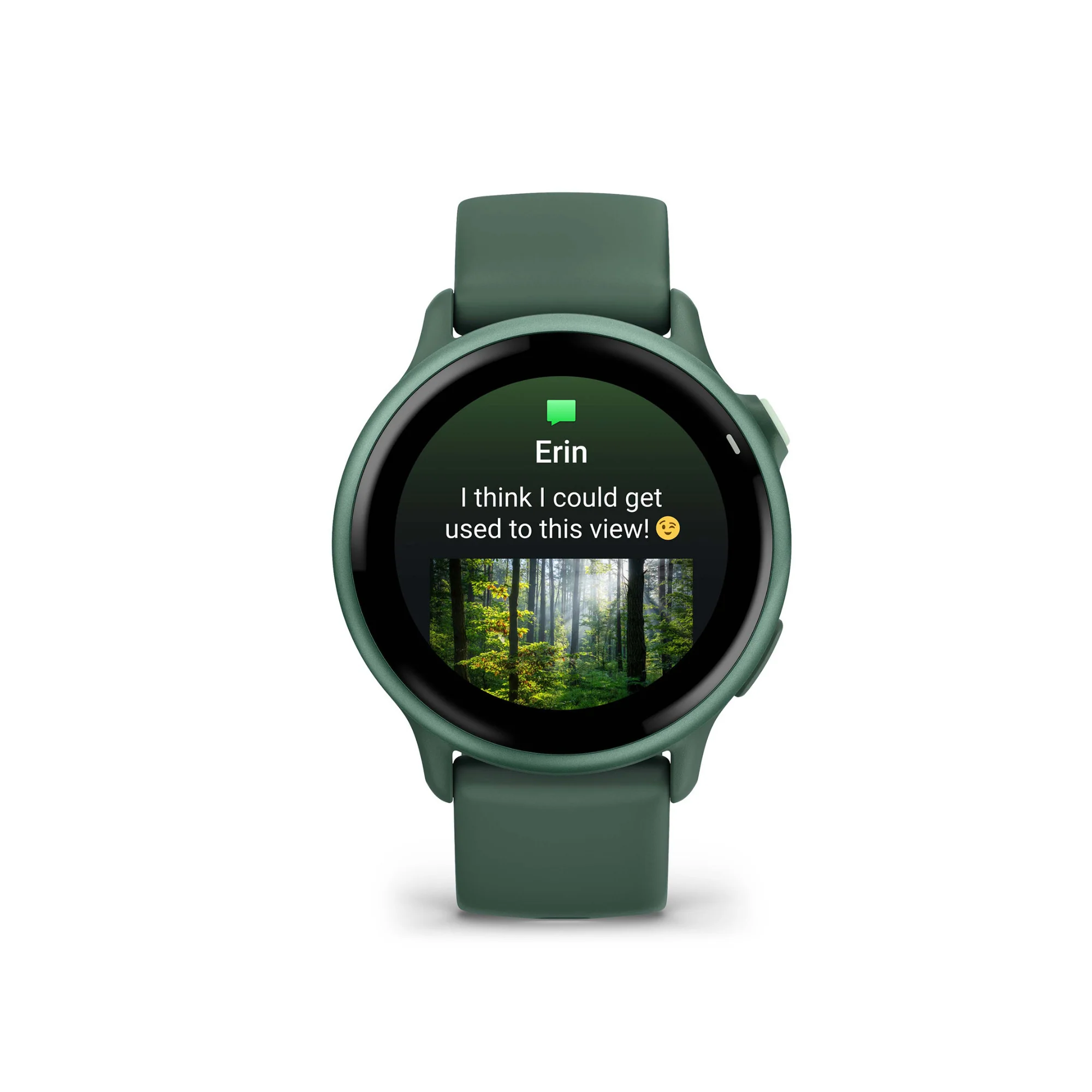 Garmin vivoactive 6 GPS Smartwatch (Metallic Jasper Green) Bundle with Wireless Earbuds - Image 3