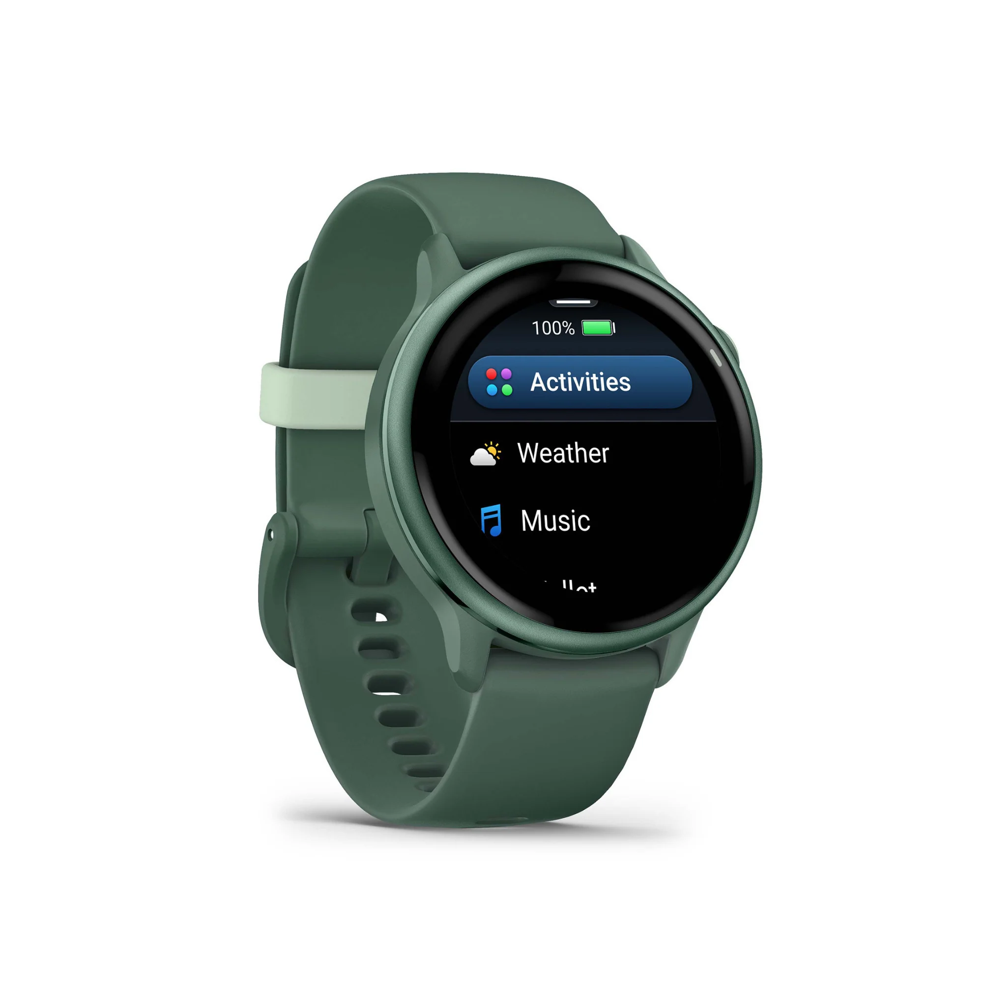 Garmin vivoactive 6 GPS Smartwatch (Metallic Jasper Green) Bundle with Wireless Earbuds - Image 4