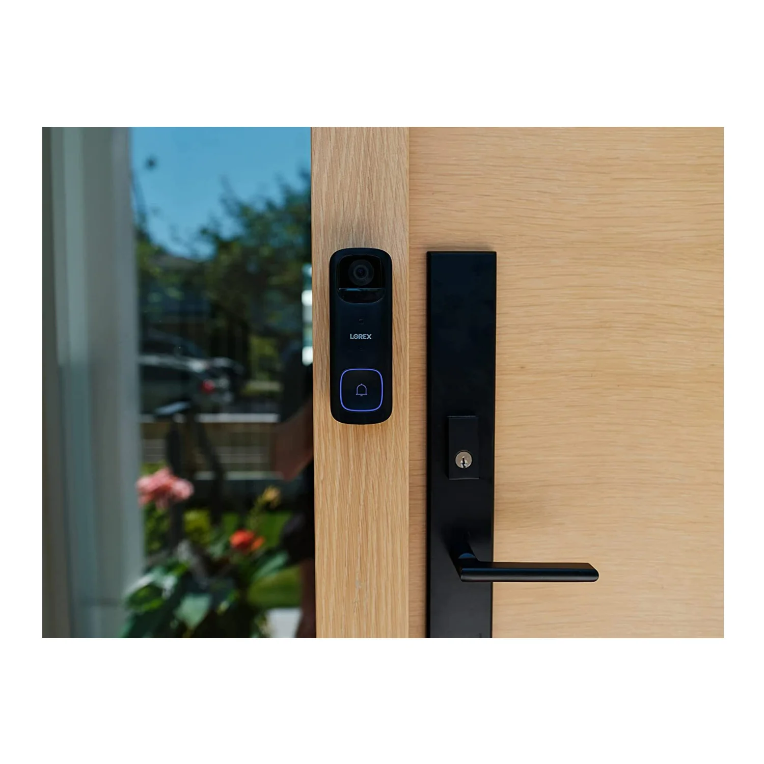 Lorex 2K Battery Video Doorbell with Color Night Vision, Person Detection, and 2-Way Talk (Black) - Image 7