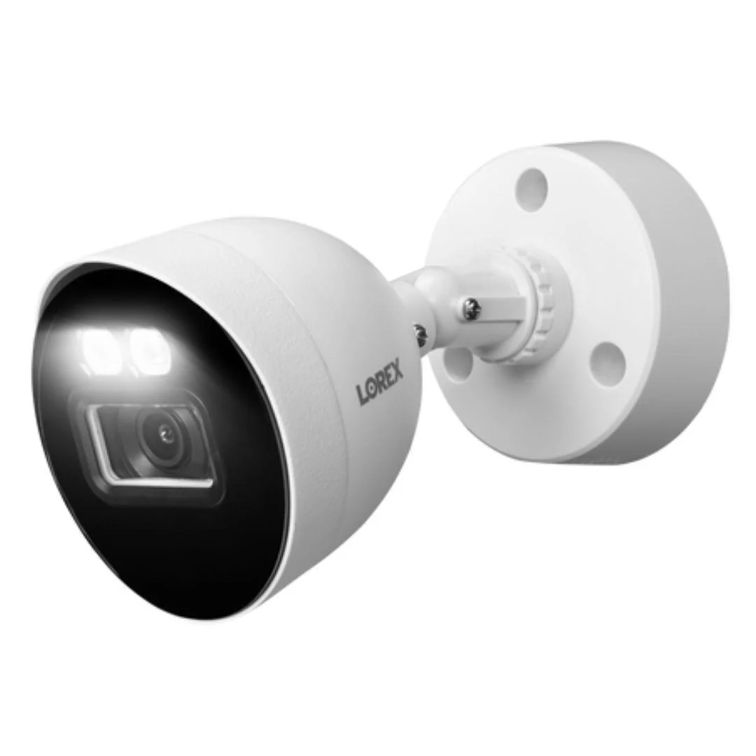Lorex 4K Smart Deterrence CVI Wired Bullet Camera with 8MP Image Sensor and Durable Design (White) - Image 4