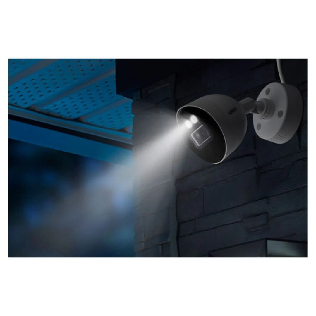 Lorex 4K Smart Deterrence CVI Wired Bullet Camera with 8MP Image Sensor and Durable Design (White) - Image 6